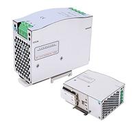 Hyuduo Alimentation à Découpage sur Rail DIN, 12V 100-240VAC Dissipation de | Pilote d\'automatisation industrielle, protection contre les surcharges et les courts-circuits, coque en alliage d\'aluminium