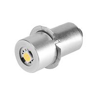 Hyuduo Ampoule de Lampe de Poche LED, Ampoule LED de Base P13.5S 1W, Ampoule de Conversion LED Compatible avec la Lampe de Poche Vintage Maglite Craftsman Greatlite(3V)