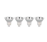 Hyuduo Ampoule LED MR11, Ampoule Spot 12LED 2W 300LM avec Angle de Faisceau de 120 Degrés pour Plafonniers et Utilisation Paysagère (Blanc chaud)