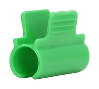 Hyuduo Attaches de Serre 24 Pièces, Clip de Cadre Antidérapant, Collier de Serrage Réglable pour Ombrière, Clips de Tube Plastique pour Film de Serre et Visières Solaires (19mm)