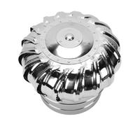 Hyuduo Chapeau de Ventilation de Toit en Acier Inoxydable, Ventilateur de | Corps Monobloc en Acier Inoxydable 304, Roulements étanches, Pales à Grand Angle pour évacuation de Fumée Agricole