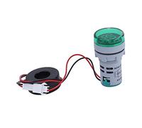 Hyuduo Compteur de Courant Numérique, Panneau Numérique Lumineux, Indicateur d'ampèremètre AC 0-100A pour Usage Domestique et Industriel (GREEN)