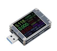 Hyuduo Compteur D'énergie USB avec Contrôle par Application Bluetooth, | Analyseur de charge multiprotocole, écran couleur HD de 1,77 pouces, test de capacité de courant de tension