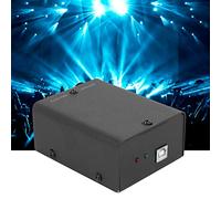 Hyuduo Contrôleur d'éclairage de Scène Alliage USB DMX512 Contrôleur 512 Canaux Isolation Photoélectrique pour LED DMX Light Stage Performance DJ Booth Studio Utilisation