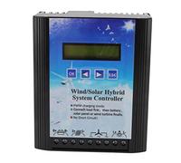 Hyuduo Contrôleur Hybride Solaire éolien, Contrôleur de Charge PWM, écran LCD 12 V 24 V avec Paramètres Réglables, Gestion Universelle de l'énergie Hors Réseau pour les Utilisateurs de Systèmes