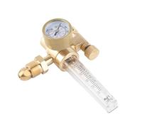 Hyuduo Débitmètre Régulateur de Gaz Argon, Entrée G5/8-14 | Sortie réglable 0-25 LPM, indicateur de débit à bille, test de fuite, soudage MIG TIG