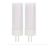 Hyuduo Flamme Ampoules 2 Pack LED Embours à Effet de Flamme G4 G4 2W 200lm PC Flicking LED Flame Ampoule pour Halloween Home Party Festival Patio Outdoor Indoor Decoration
