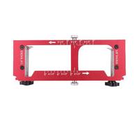 Hyuduo Gabarit de Charnière de Porte pour Mortaisage Précis, Alliage | Compatible avec Diverses Serrures, Portes Intérieures et Extérieures, Kit D'installation Léger de 635 G, Modèle de Routeur