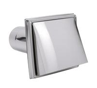 Hyuduo Hotte d'aération Murale à Capuche en Acier Inoxydable de 15,2 Cm avec Tube d'extension de 20,3 Cm, Installation Facile, Couvercle 'échappement Extérieur pour Montage Mural ou au Plafond,