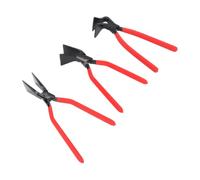 Hyuduo Jeu de Pinces à Cintrer pour Tôle, Sertisseuse Manuelle 3 Pièces | Construction en Acier à Haute Teneur en Carbone, Finition Chromée pour la Résistance à la Rouille, Poignées Enveloppées de