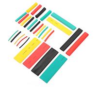 Hyuduo Kit de Gaines Thermorétractables, Assortiment de Manchons Thermorétractables en Nylon, Rapport 2:1, 8 Tailles, 4 Couleurs pour la Réparation de Fils, l'isolation de Câbles, l'électronique, le