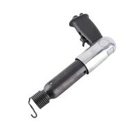 Hyuduo Kit de Marteau Pneumatique en Alliage d'aluminium, Jeu de Burins à Marteau Pneumatique 250 Mm 3000 Tr/min avec 5 Forets de Burin Course de 85 Mm pour l'élimination des Scories de Soudage,