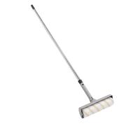 Hyuduo Kit de Rouleaux de Peinture pour Plafond avec Rallonges en Acier Inoxydable, Brosse à Rouleau de 10 Pouces pour une Peinture Facile des Plafonds et des Murs (GREY)