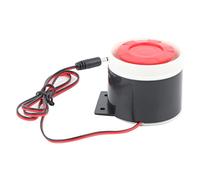 Hyuduo Klaxon D'alarme Puissant 110 DB, Sirène, Buzzer, Système D'alarme Sonore Filaire 12 V DC avec Installation Plug and Play pour la sécurité de la Maison et la Dissuasion Contre Le
