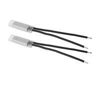 Hyuduo KSD9700 Interrupteur de Contrôle de Température NC Protecteur Thermique 250 V 5 A 104 à 302 F pour Outil électrique de Plomberie de Chauffe-eau, Lot de 2 Protecteurs de Thermostat avec (45℃)