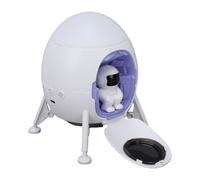 Hyuduo Lander Projecteur Veilleuse, Haut-parleur Bluetooth, Lampe de Projecteur étoile à 8 Couleurs Changeantes, Télécommande