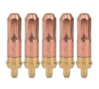 Hyuduo Lot de 5 Pointes de Coupe au en Laiton et Cuivre, Buse 3# 2,6 Mm pour les Utilisateurs de Torches à Oxygène et Coupant des Travaux Métalliques de 200 à 250 Mm