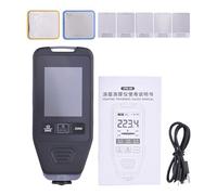 Hyuduo Mesureur Numérique Portable d'épaisseur de Revêtement de Peinture, Matériau ABS, Mesure de Haute Précision 0-1400 μm, Idéal pour l'automobile et les Métaux Non Ferreux (Compteur d'épaisseur