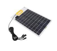 Hyuduo Panneau Solaire Portable 100 W, Chargeur de Panneau Solaire Pliable DC 12 V 24 V 5 A pour Camping en Plein Air, Randonnée, Design Léger, Facile à Transporter et à suspendre.