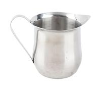 Hyuduo Pichet Moussant en Acier Inoxydable - Verseur Pour Latte Art - 90 Ml / 240 Ml - Finition Miroir - Pour Faire Mousser le Lait (Cappuccino, Latte) (240/8 oz)
