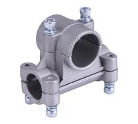 Hyuduo Pince de Support de Poignée de Débroussailleuse, Pince de -Herbe en Alliage D'aluminium de qualité Supérieure Antirouille avec Diamètre de Tube de 26 Mm et 28 (Support de Fixation en Croix