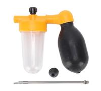 Hyuduo Pulvérisateur de Pollen Manuel pour Plantes avec Poteau Télescopique Réglable de 28 à 58 Cm, Plastique et Acier Inoxydable, Distributeur de Poudre de 100 ML pour Vergers, Arbres Fruitiers,