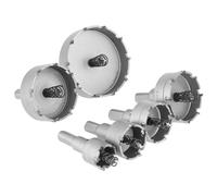 Hyuduo Scie Cloche en Carbure Robuste, Foret cimenté pour la Coupe du Métal en Acier Inoxydable, 22 Mm, 30 Mm, 35, 45, 50, 65, Parfaite pour le Travail Professionnel des Métaux