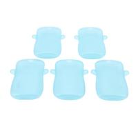 Hyuduo Support de Pochette à Presser, Conception Anti-fuite, Pochette Alimentaire Anti-compression pour l'alimentation de bébé, 5 Pièces, Plastique Sûr, Parfait pour les Sachets de Jus et de Purée