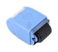 Hyuduo Tampon-encreur pour protection des documents confidentiels - Rouleau à encre bleue compact et ergonomique pour chèques bancaires, relevés et documents sensibles