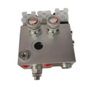 HYUJNAFZR Unité de Puissance de Levage hydraulique, Chargement et déchargement, DC12V DC24V, Groupe de vannes intégré sur Plaque arrière de Camion(DC24V)