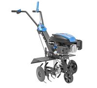 Hyundai Motobineuse Motoculteur Thermique 60 cm, Démarrage Électrique, 173 cm3 4,8 CV, 4 Jeux de Fraises, Profondeur 26 cm, Garantie 3 Ans - HYT175EX-EU
