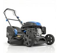 Hyundai Tondeuse à Gazon Thermique Autotractée 43 cm 139 cm3 3,7 CV - 4-en-1 Mulching, Carter Acier