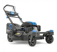 Hyundai Tondeuse à Gazon Thermique Autotractée Noire 51 cm, Démarrage Électrique, Moteur 196 cm3 5,5 CV, Bac 60 L, 4-en-1, Garantie 3 Ans - HYM20200SPEZX-EU