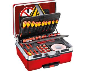 HZ 150/52 - Jeu d'outils isolés, 52 pièces, dans un coffret à roulettes