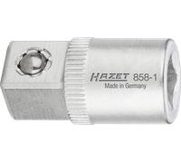 HAZET Adaptateur de douille 858-1 – carré creux 6,3 mm (1/4") vers carré massif 10 mm, 26,5 mm