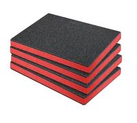 Hzoibyze 4 Pièces pour Boîte à Outils, Inserts En Mousse, Feuilles Amovibles, Organisateur de Tiroir, Insert Shadow, Coussin de Rangement En Polyéthylène Décou, 40x50x5cm