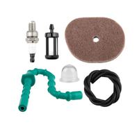 Hzomif FS 56 RC Kit de réglage de la ligne de carburant de filtre à air | Kit complet de mise au point : filtre à air, conduite de carburant, bougie d'allumage, filtre à carburant et tuyau pour Stihl