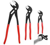 HZOUHONG Kit de Pinces Multiprise Réglable 180/250/300 mm en Cr-V | Pince Plombier Reglable, Pince Clé Multiprise Serrage Rapide avec Joint Coulissant Rainuré pour Plomberie Réparation Travaux