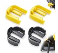 HZOUHONG Lot de 4 clips en C pour nettoyeur haute pression Kärcher K2, K3, K4, K5, K6, K7, raccord rapide, pince de rechange pour tuyau et pistolet, K5.037-333.0, 5.037-463.0 avec gris et jaune