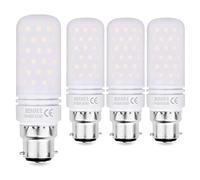 HZSANUE LED Ampoules 15W, 120W Ampoules à incandescence équivalentes, 1500Lm, 6000K Blanc Froid, B22 Casquette Baïonnette, Paquet de 4