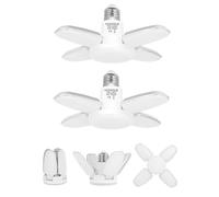 HZSANUE LED Lampe Garage 28W, E27 Edison Vis Ampoule,300W Équivalent Ampoules à Incandescence, 6500K Blanc Froid, 3100LM, Pack of 2