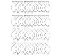 Hztyyier 40Pcs Crochets de Plafond F2 Métalliques, Supports Muraux Automatiques, Système de Suspension pour Bureau, Fête, Maison et Décoration de Mariage