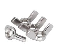 HZXINYI 10 Pièces Écrous à Oreilles M10 - Écrou Papillon en Acier Inoxydable Écrous à Ailettes pour Outils de Bricolage, réparation à domicile, les produits artisanaux extérieurs