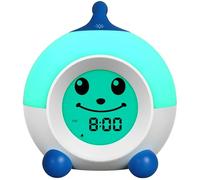 I·CODE Reveil Enfant, Reveil Educatif Jour/Nuit avec Veilleuse De Nuit, Réveil Enfant avec Minuterie D'arrêt Automatique Fille Cadeau Flle Ado (Bleu pâle)