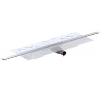 I-Drain AIO - Bac à douche avec étanchéité, longueur 95 cm, avec grille, acier inoxydable ID5A09501AIO1