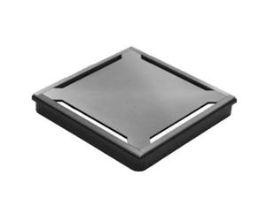 I-Drain Square - Grille en étoile 15x15 cm, pour entrée au sol, double face IDROSQ0150U