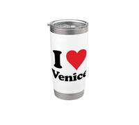 I Heart Venise Italy Love Italian Souvenir Gobelet isotherme en acier inoxydable double paroi