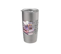 I Like My Books Spicy & My Coffee Icy Spicy Books Merch Smut Gobelet isotherme en acier inoxydable double paroi