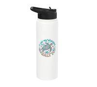 I Like My Weekends Salty Sea Turtle Beach Lover Stainless Steel Insulated Water Bottle