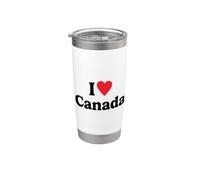 I love Canada Gobelet isotherme en acier inoxydable double paroi